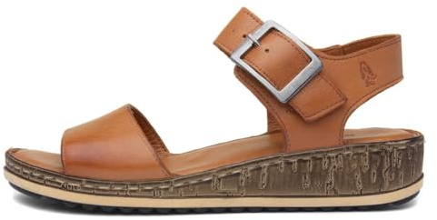Hush Puppies Women's Ellie Heeled Sandal, TAN, 6 UK, (HPW1000-164-2)