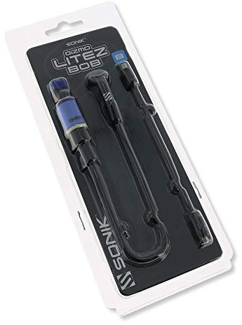 Sonik Gizmo Litez Bob Bissanzeiger Hänger Blau - Karpfenhänger Angeln - Swinger Karpfenangeln Blue - Pendelbissanzeiger - Hängebissanzeiger mit Beta Light Halter Blue