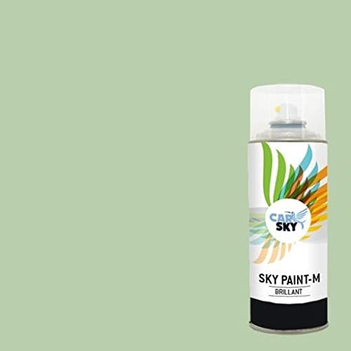 CARSKY Sprühfarbe RAL Grün Weiß 6019 Hochglanzfinish 400ml