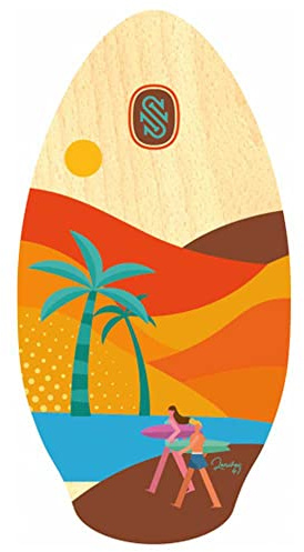 Surfboard Skimboard SkimOne 41 105cm Lanikai Rot Orange