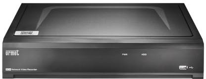 URMET Videoregistratore Digitale NVR 4K 4CH H.265 POE 4 porte PoE 1098324P