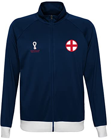 FIFA Jungen Official World Cup 2022 Tracksuit Jacket, Youth, England, Age 12-13 Track, Blue, Large, 10-12