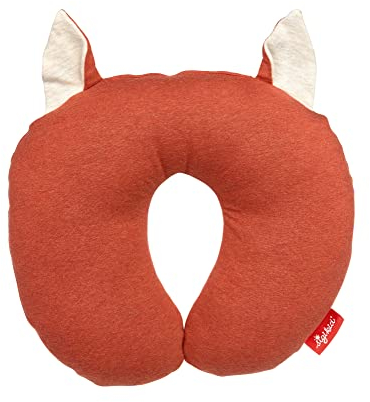 SIGIKID 39840 Nackenkissen Fuchs, yellow für Mädchen und Jungen von 1 bis 8 Jahren, rot