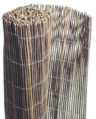 Canisse en Osier Rouleaux de 5m pour clôture ou Balcon (1m)