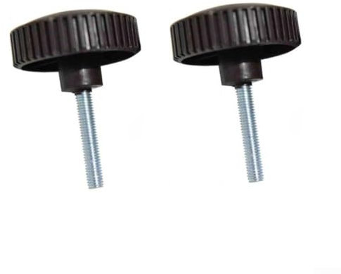 Heavy Duty Black Plastic Canopy Bolts for Garden Swing Chairs, Secure Attachment (A)