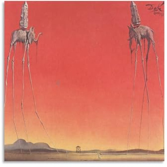Salvador Wandkunst, Dalí-Drucke, Poster, Leinwand, Wandkunst, Ölgemälde, Dekoration, ungerahmt, 30,5 x 30,5 cm