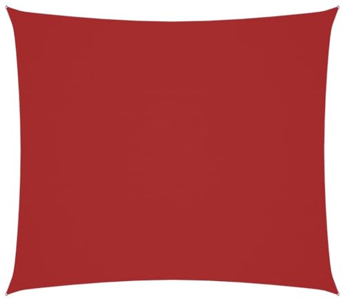 vidaXL Sonnensegel Oxford-Gewebe Rechteckig 2x2,5 m Rot