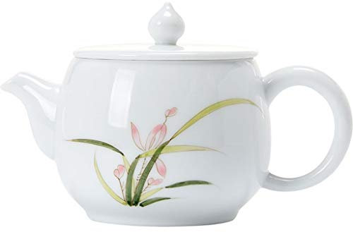 MUZIT Juego de Tetera, Tetera Premium de cerámica, Exquisita Tetera Inglesa, Porcelana de Hueso, Globo Pintado a Mano, cafetera Creativa