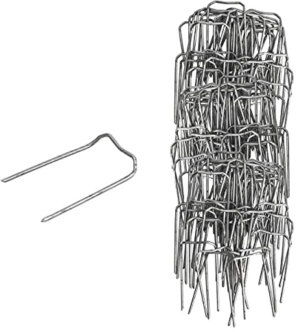 IFLO® Patenthaften im Set – Floristik-Klammern in versch. Größen – Ideal für Kränze, Gestecke, Adventsdeko & Garten – Krampen/Römerhaften für kreative DIY-Projekte (10 x 30 mm 175 Stück)