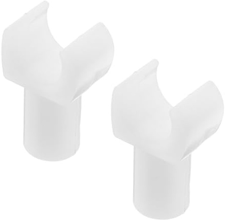 VILLFUL 2pcs Plastic Wheelchair Seat Rail Slider Replacement Parts Support Blocks for Transport Chairs Stability Boost Accessories for Seniors and Adults