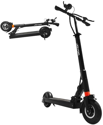 JOYOR E Scooter F5, Max 45KM Reichweite, 500W Motor, Elektroroller mit Stoßdämpfer, Faltbarer E Roller Offroad Belastung bis 120 KG