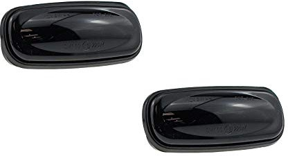 letronix LED Seitenblinker Blinker Module Smoke Schwarz geeignet für Discovery 2 1999-2004 / Defender 1983-2016 / Freelander Typ LN 1997-2006 mit E-Prüfzeichen
