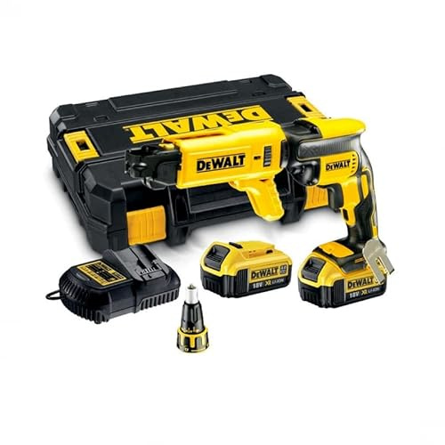 DEWALT DCF620M2K-QW - Atornillador Panel yeso sin escobillas XR 18V Li-Ion 4Ah