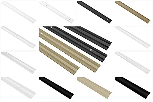 Effector Övergångsprofiler av anodiserad aluminium – övergångsskena golvlist – (1,8 meter guld) övergångslist golvlister profiler aluminiumlist