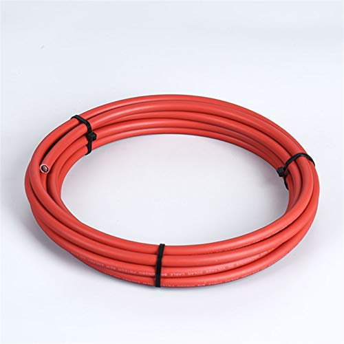 zxxin-Kupferdraht Solarkabel-Wire 16/14/12/10/8/6/4/11/12/10/8/6/4 AWG rot & schwarz verzinnter Kupfer doppelt ummantelt Draht für Solar-Photovoltaik-System TÜV-Zulassung Mehrzweckdraht