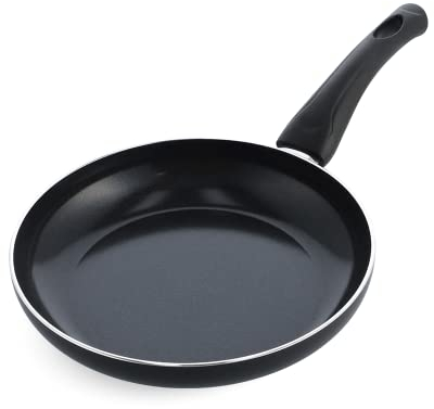 BK Brilliant Gesunde induktionsgeeignete Bratpfanne aus Keramik (28 cm), backofen- und grillfest bis 160 °C, langlebig und professionell, spülmaschinenfest, PFAS-frei, schwarz