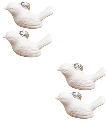 OSALADI 2 Stück 2 Stück Schrankgriffe Europäisches Design Moderner Knopf Für Schublade Einloch-zugstange Silber