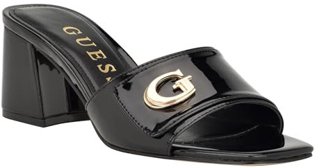 GUESS Damen Gallai Sandale mit Absatz, Schwarz 002, 39 EU