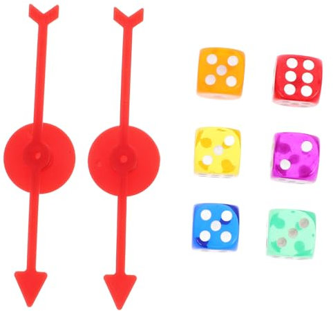 ibasenice Kunststoffpfeile 2er-Pack Zubehör Für Spiel-Plattenspieler Und Stabil Für Dauerhaften Einsatz Bei Familienfeiern Und Partys