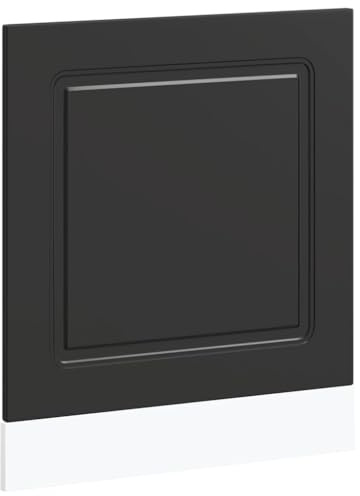 vidaXL Pannello Lavastoviglie Kalmar Nero 60x1,5x67 cm in Truciolato