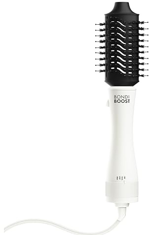 BondiBoost Blowout Brush 51mm - 2-in-1 Warmluftbürste mit Abnehmbarem Kopf für Voluminöse, Wellige Styles - 1200W Trocknungsleistung, Ionen-Technologie, 3 Wärme-/Geschwindigkeitsstufen