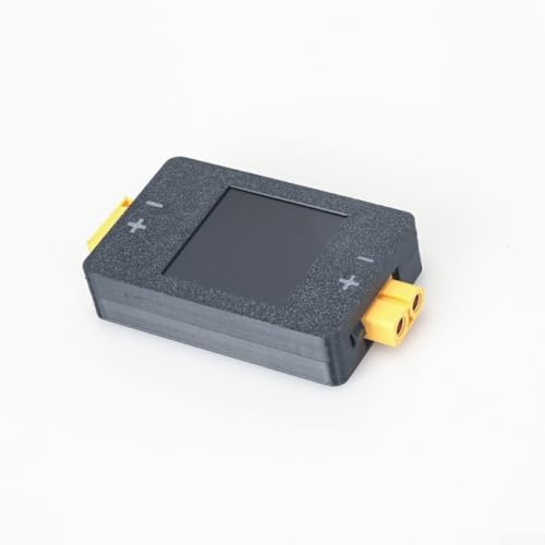 Tester per batteria, misuratore di potenza, 25 A, 50 A, con misurazione accurata della tensione, corrente e capacità, adatto per batterie al litio RC con display in tempo reale (50 A)