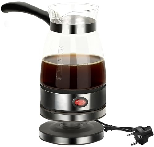 Macchina da caffè turca elettrica: 500 ml caffè turco turco, caffettiera elettrica turca, teiera, caffettiera per caffè espresso, da campeggio, caffettiera per moka turca