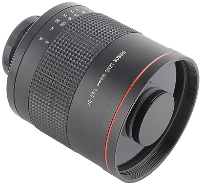 KIMISS Objectif Miroir Super Téléobjectif 900 Mm F8 0 pour Appareils Photo à Monture AI Corps en Alliage de Haute qualité Prise de Vue Ultra Longue Distance Photographie d'oiseaux et