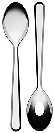 Alessi BG02/14 Amici Salatbesteck, Edelstahl 18/10