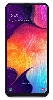Samsung Galaxy A50 Smartphone (16.3cm (6.4 Zoll) 128GB interner Speicher, 4GB RAM, Weiß) - Deutsche Version