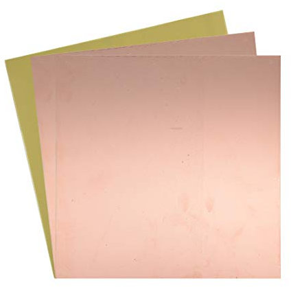 sourcing map 3Stk. Einseitige kupferkaschierte Laminat Leiterplatte FR4 200x200mm 7.87x7.87 Zoll 1.5mm Dicke DIY Prototyp PCB Tafel Namensschild