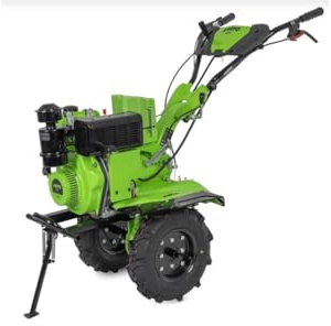 VITO - Motobineuse Diesel avec Fraises et butteur Moteur 4T 7 CV 246 cm3 Démarrage électrique Transmission directe