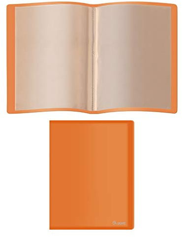 DOHE - Porte-vues PP de 20 pochettes PP (80 mic) Souple Orange