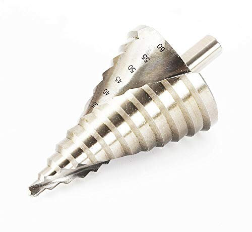 Punte elicoidali HSS, set di punte per trapano a gradini, punta conica, punta per metallo, 6 – 60 mm