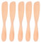5 uds., Esparcidores de mantequilla, bagels de mantequilla de madera, cuchillo para queso, esparcidor de gelatina, cuchillo para condimentos, esparcidores de sándwich, mini espátulas(Luz)