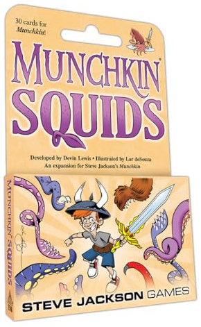 Steve Jackson Games | Munchkin Squids | Card Game | English