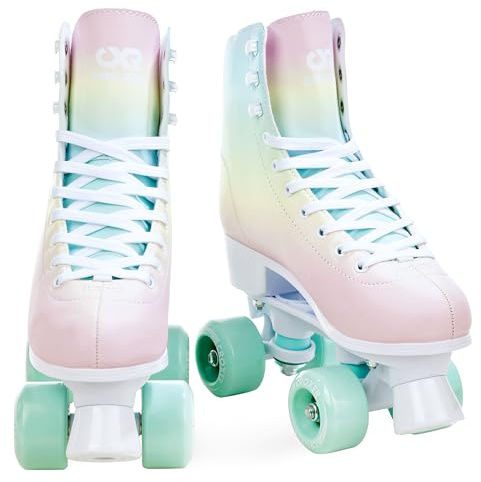 Croxer Rollschuhe Roller Skates Alessa (Rainbow, 39(25,5cm))