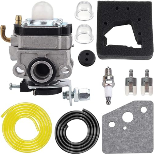 ZAMDOE FG100 GX31 Vergaser Ersatz für Honda 4-Takt-Gartenfräse GX22 GX31 HHE31C Kantenschneider HHT31S UMK431 UMK431K1 Trimmer/Freischneider 16100-ZM5-A95 16100-ZM5-803 mit Luftfilter-Zündkerze