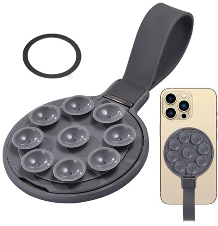 Sugtelefonhållare, sugkopp telefonhållare för badrum, magnetisk telefon