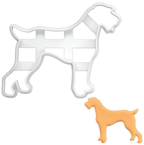 BAKERLOGY Deutsch Drahthaar Körper Ausstechform - Detailliertes Keksausstecher-Design zum Backen und Basteln, ideal für Fondant, Teig, Ton