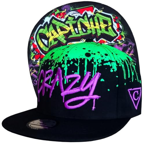 Capiche [99+ Designs] Gorra Snapback - béisbol Arte Unisex Visera Hombres señores Damas D-343 D-346 Freestyler