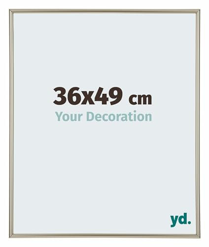 yd. Your Decoration - Puzzlerahmen 36x49 cm - Champagner - Puzzlerahmen 500-1000 Teile - Kunststoff Bilderrahmen - Annecy