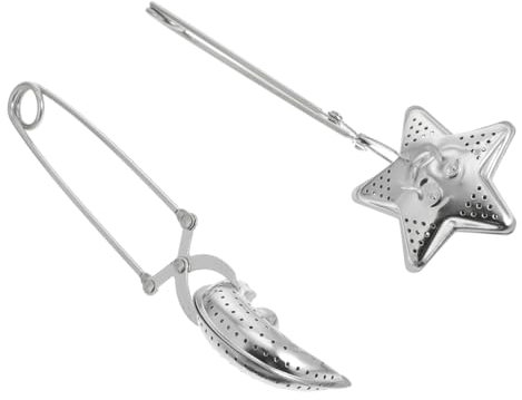 PRETYZOOM 2pièces Lot De Filtres à Thé Acier Inoxydable Avec Long Manche Passoire à Mailles Fines Réutilisable Pour Thé Vrac Infuseur Et Facile à Nettoyer Compatible Théière Et Tasse