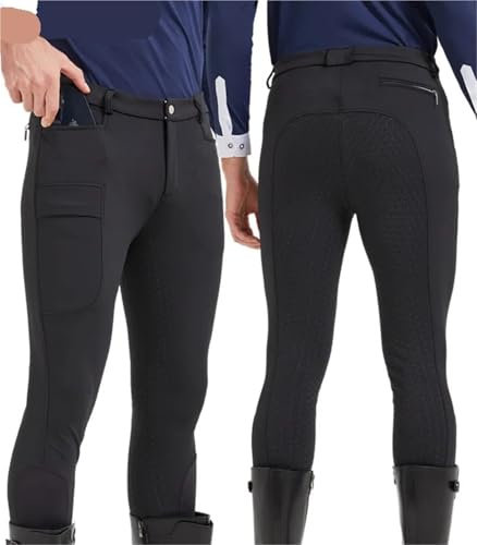 JBJYGSG Reithose Herren Reithose Reithose Reiten Vollsilikon Reiterausrüstung ReitausrüStung(L)