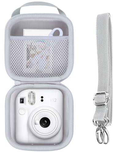 RIYADAone Hard Case Compatible with Fujifilm INSTAX Mini 12/11 /13 Camera | Drop-proof & Shockproof, Portable Case, with Mesh Bag Storage, for Travel, Fujifilm Instant Cameras Hard Protective Case