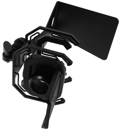 LIFKOME Micrófono con Soporte Antivibración Metálico Resistente y Filtro Anti-pop Integrado para Estudio y Livestreaming Soporte de Mesa Ajustable para de Sonido Óptima