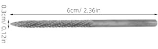 ULTECHNOVO Punte per Trapano Alesatore in Acciaio al Carbonio 3 MM 2 Pezzi per Riparazione Pneumatici Punta per Chiodi a Fungo Utensile da Taglio per Rattoppi Auto Veicoli Agricoli e