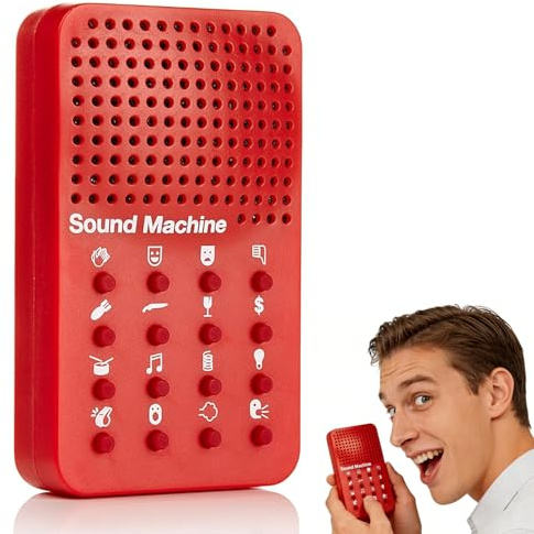 Gvcxwqz Macchina per effetti sonori Fart Box-Fun Gag Gifts Sound Board con 16 rumori e suoni esilaranti, macchina per scherzi tascabili per adulti, feste, giochi e gag, ottimo regalo di compleanno per