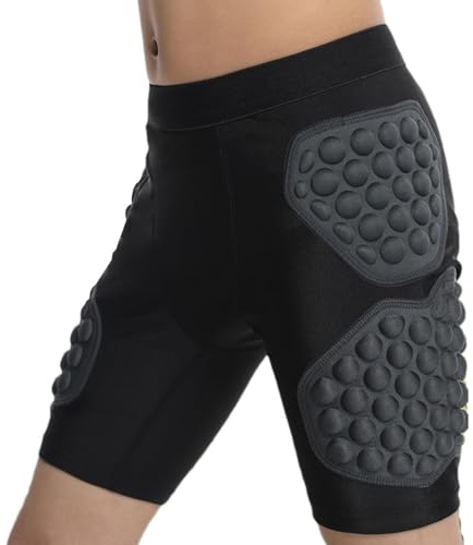 Shorts athlétiques pour garçons, pantalons avec hanches - Pads de hockey
