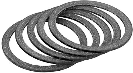 X AUTOHAUX 5Stk. Lenkkopf Distanzstück für Fahrradfahren 1mm passt 1 1/8'' Vorbau